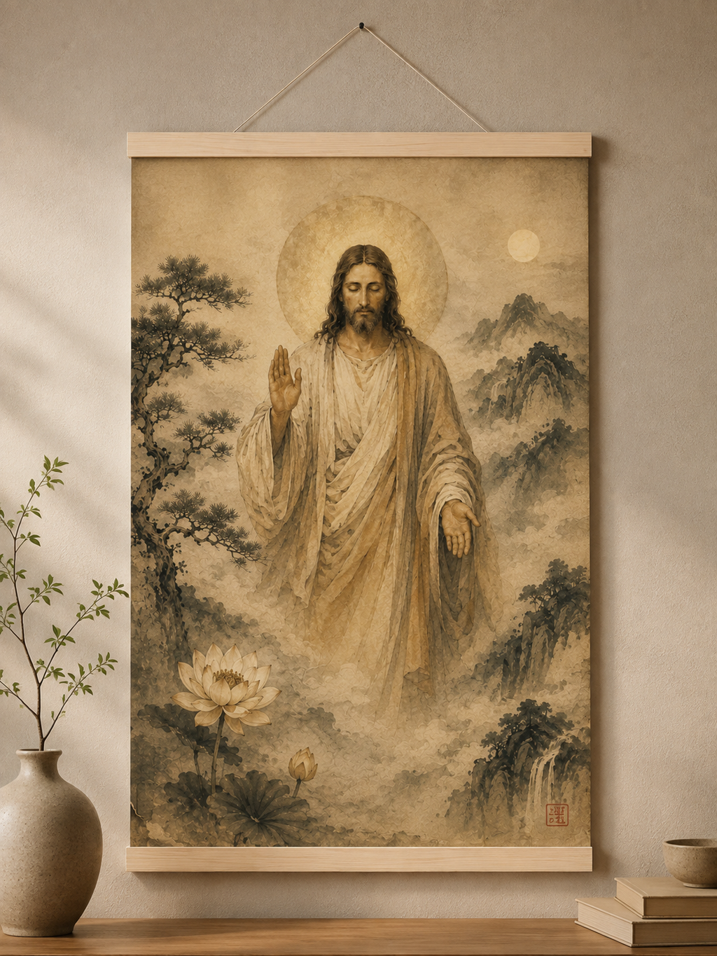 Christ of Inner Peace – Spiritual Christian Wall Art