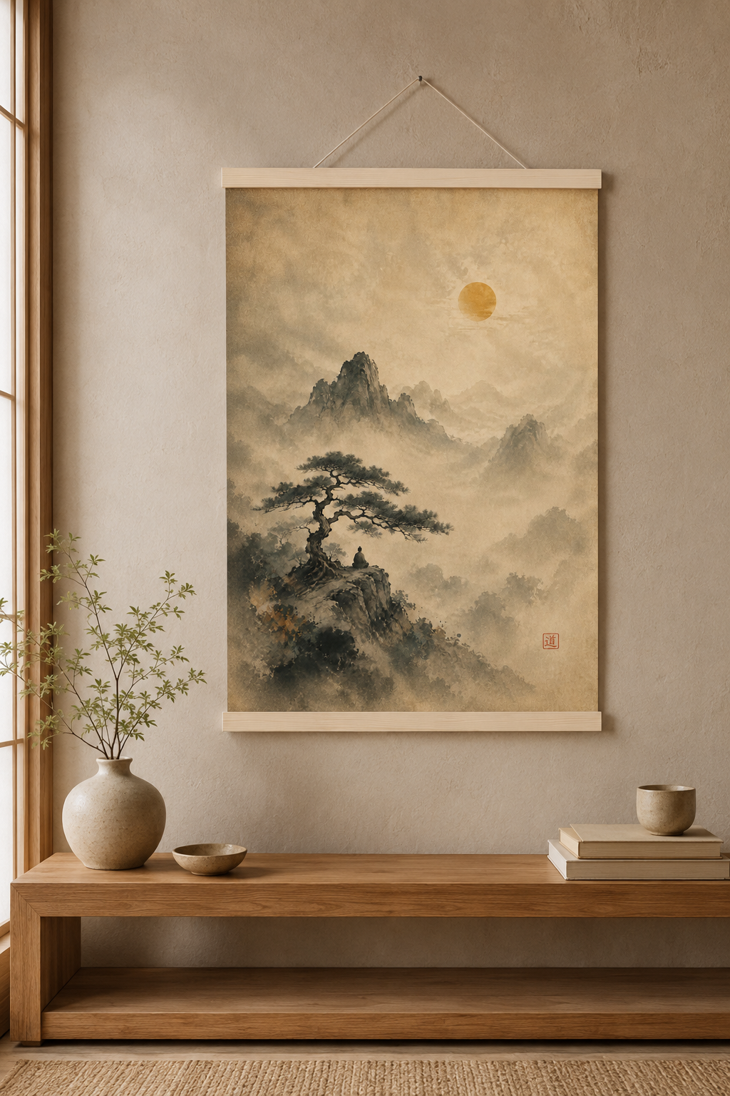 The Silence of Tao – Limited Edition Japanese Zen Wall Art | InnerSpace Original